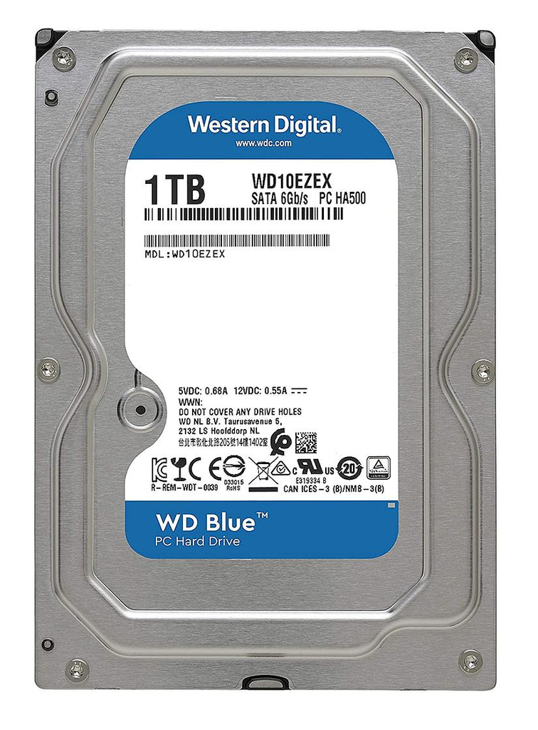 DISCO DURO WESTERN WD BLUE 1TB WD10EXEZ
