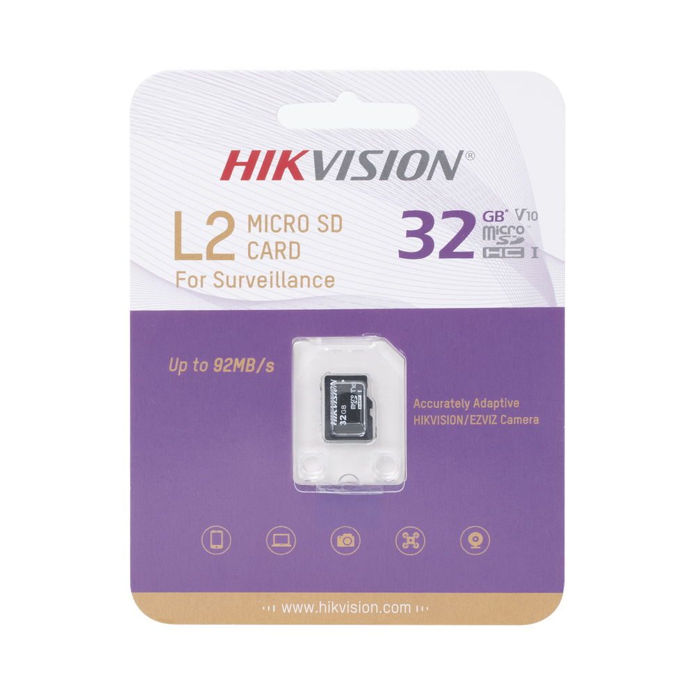 MEMORIA HIKVISION MICRO SD 32GB HS-TF-L2-32GB