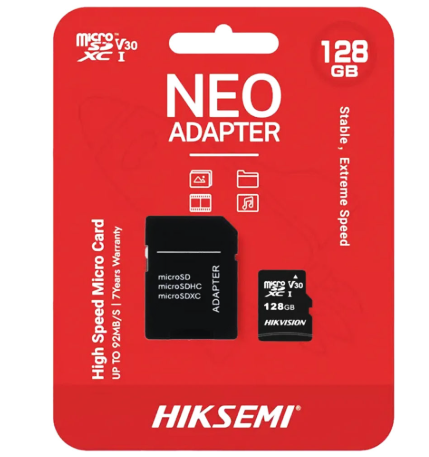 MEMORIA MICRO SD HIKSEMI TARJETA 128GB CLASE 10 NEO