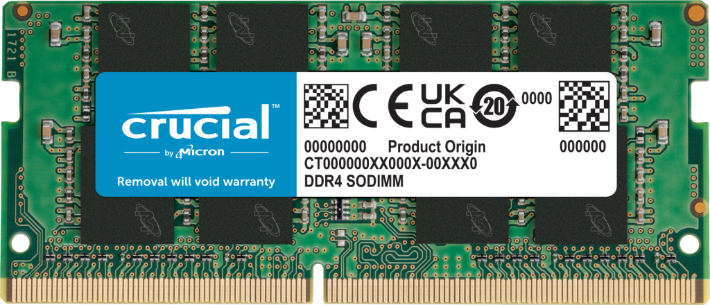 MEMORIA RAM CRUCIAL 8GBDDR4 UDIM 2666MHZ