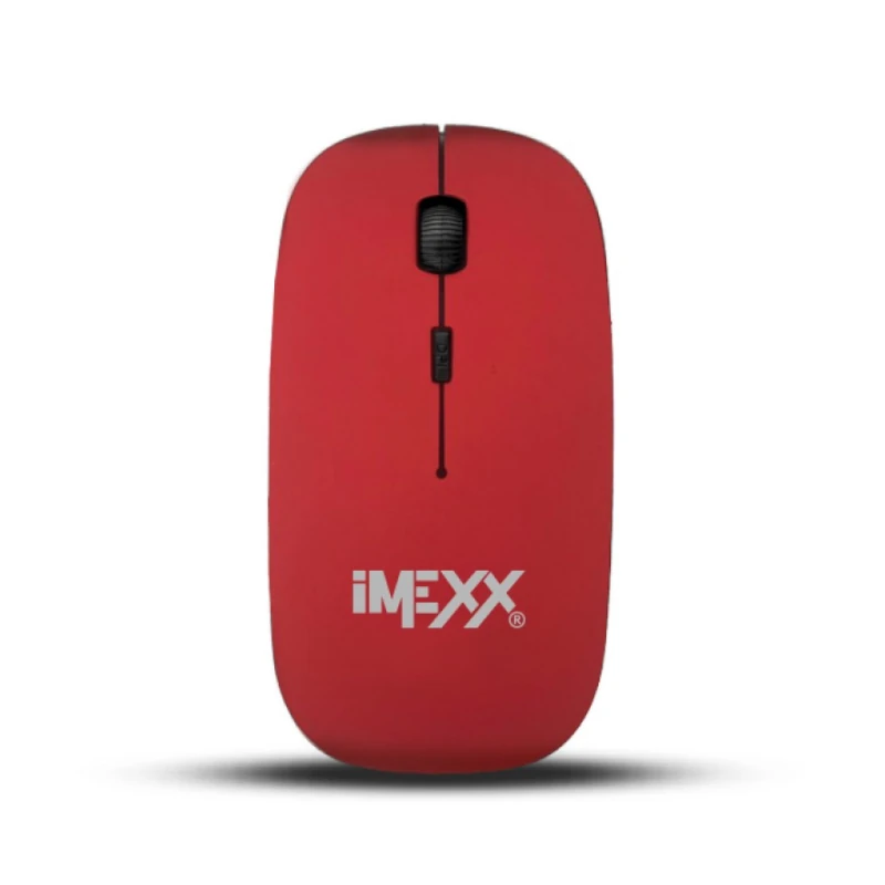 MOUSE IMEXX ULTRA SLIM ROJO INALAMBRICO IME-26316