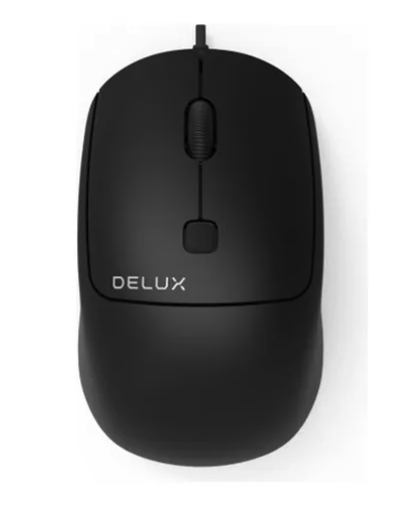 MOUSE USB DELUX M320B BLACKU