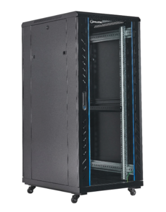 RACK DE PISO CERRADO ONLINK 32U PUERTAS DE VIDRIO