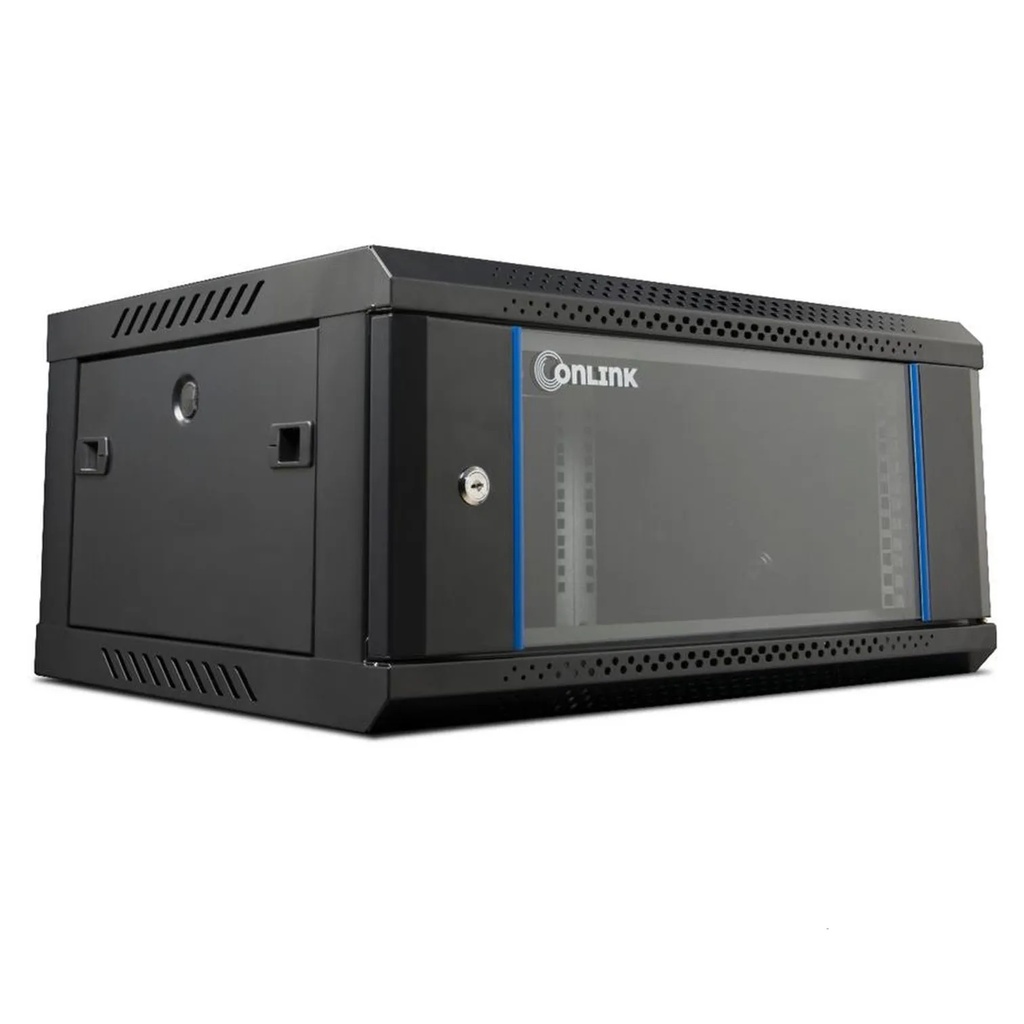 RACK GABINETE PARED ONLINK 4U PUERTA VIDRIO