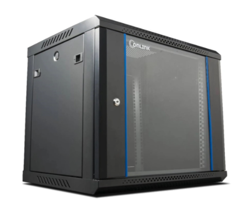 RACK GABINETE PARED ONLINK 9U PUERTA VIDRIO