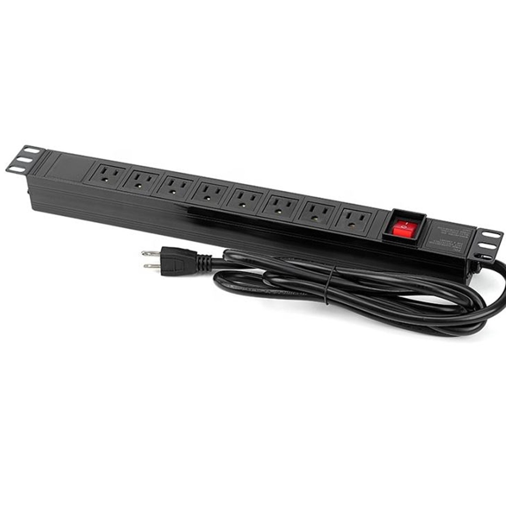 REGLETA ELECTRICA WIREPLUS RACK 8T