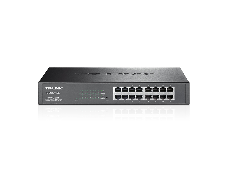 SWITCH TP-LINK TL-SG1016D 16 PUERTOS GIGABIT RACK/DESK