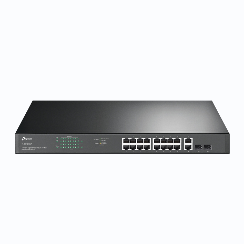 SWITCH TP-LINK TL-SG1218MP 16PUERTOS GIGABIT POE+2SFP