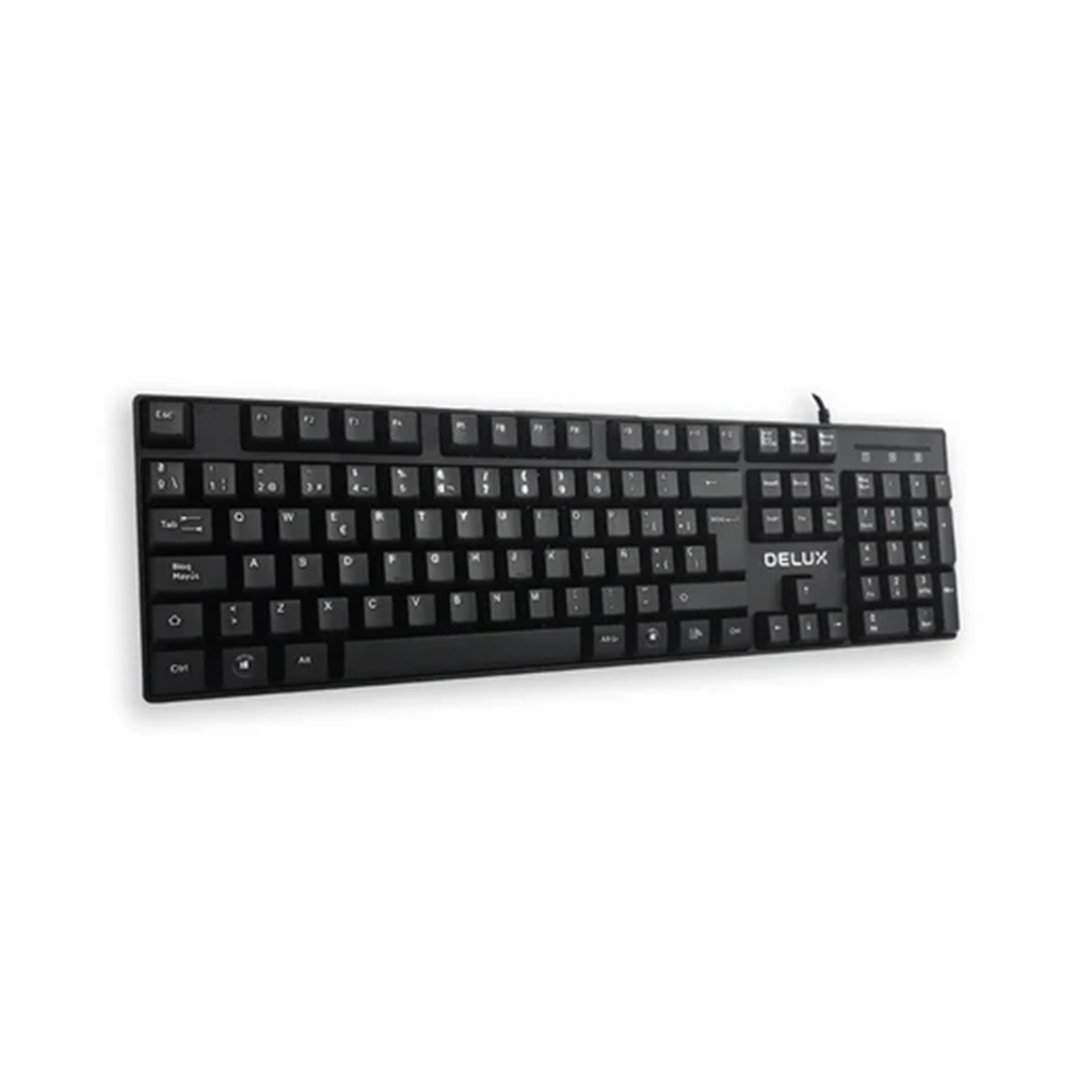 TECLADO ALAMBRICO DELUX KA6005