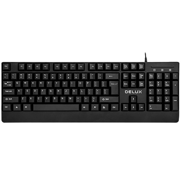 TECLADO ALAMBRICO DELUX KA6006