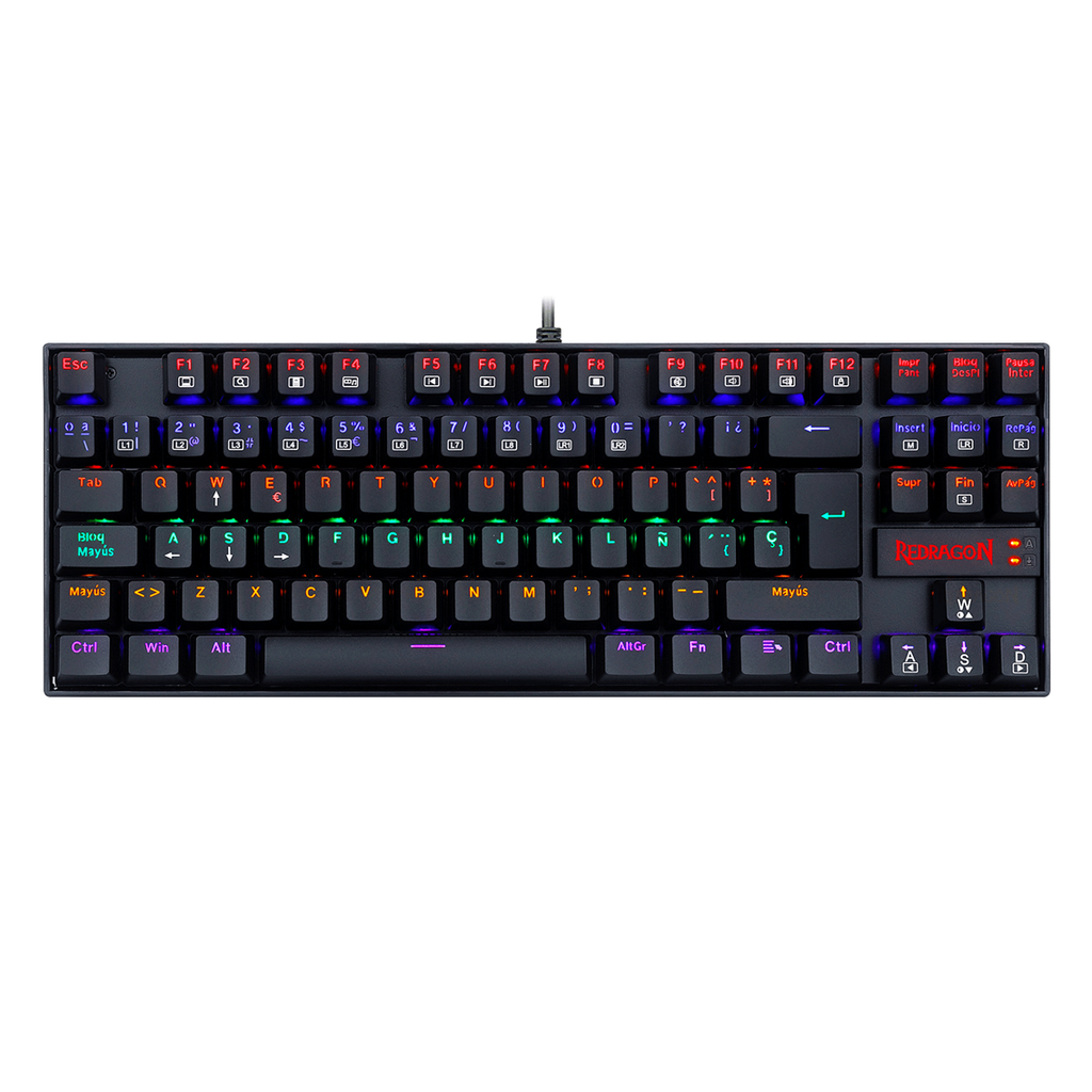 TECLADO ALAMBRICO REDRAGON KUMARA K552RGB-1