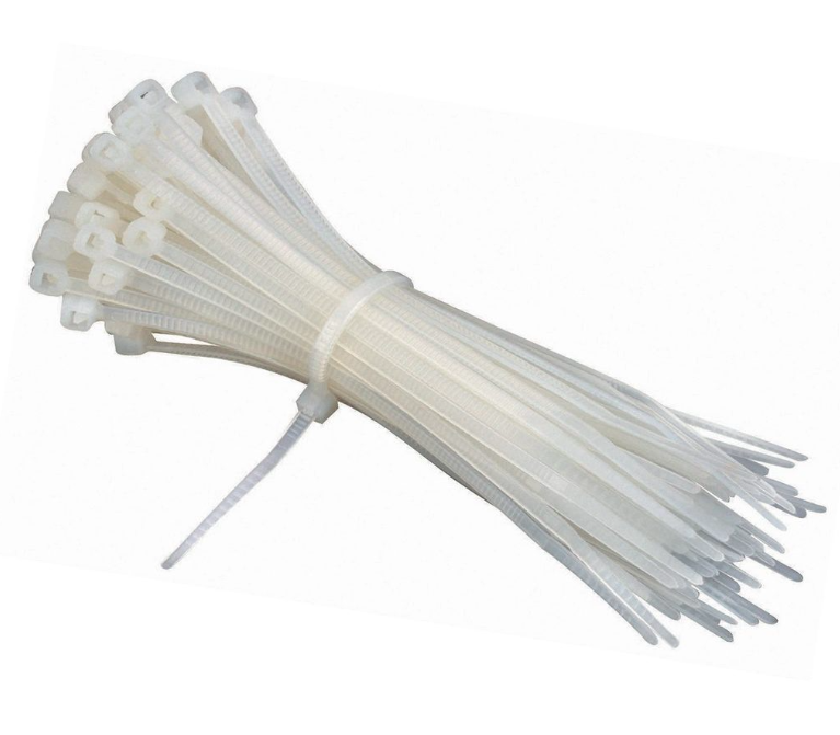 TIRRAP WIREPLUS 3.6MM X 30CM BLANCO 100U