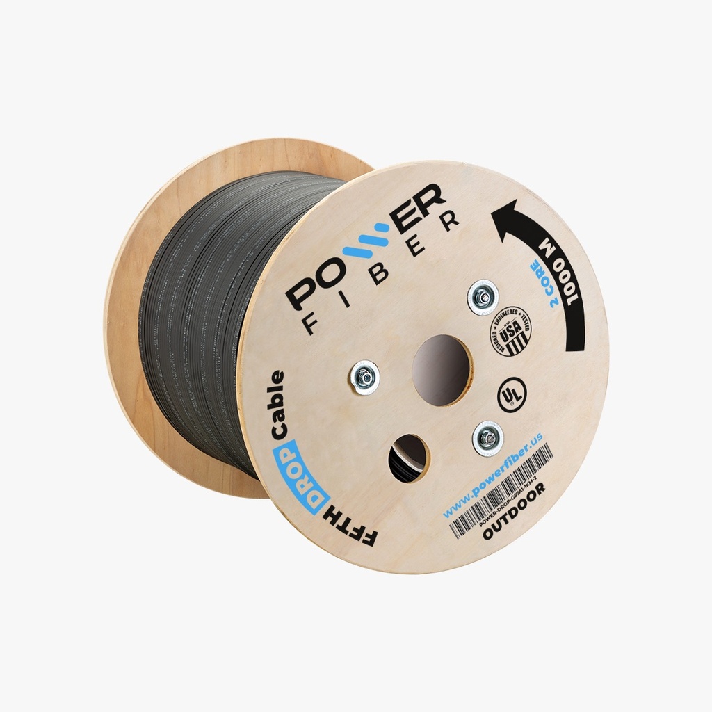 FIBRA DROP 2CORES 1KM POWER FIBER