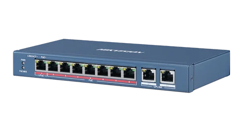 SWITCH HIKVISION 9 GIGABIT 1SFP + 8 POE DS-3E0510P-E/M