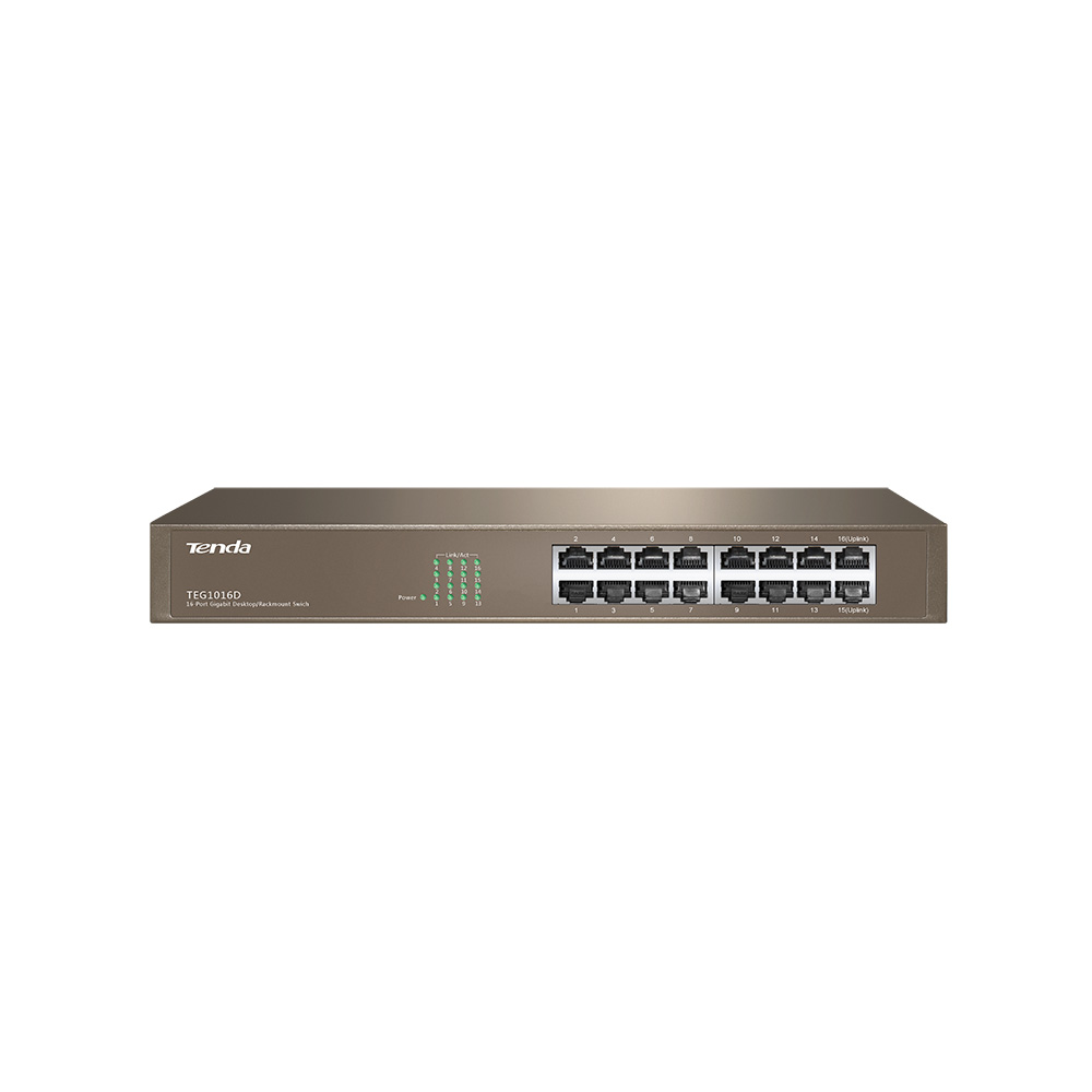 SWITCH TENDA TEG1016G 16PUERTOS GIGABIT