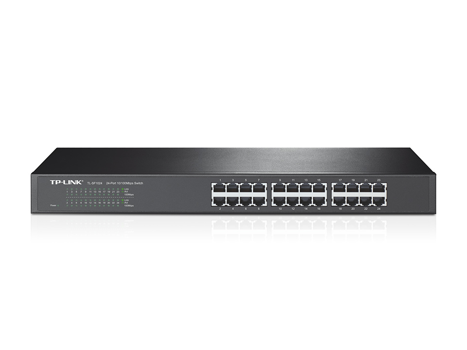 SWITCH TP-LINK TL-SF1024 24PUERTOS 100MBPS RACKEABLE