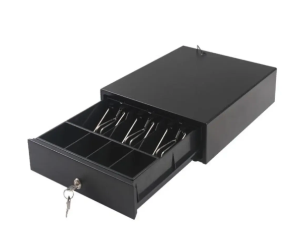 GAVETA DE DINERO AON CDK-34  DE METAL 4 COMPARTIMIENTOS DE BILLETES 4 DE MONEDAS (AO-CD-1005)