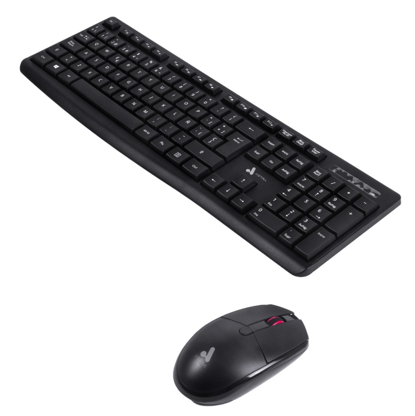 ASTRA TECLADO Y MOUSE INALAMBRICO USB 2.4G K13 NEGRO