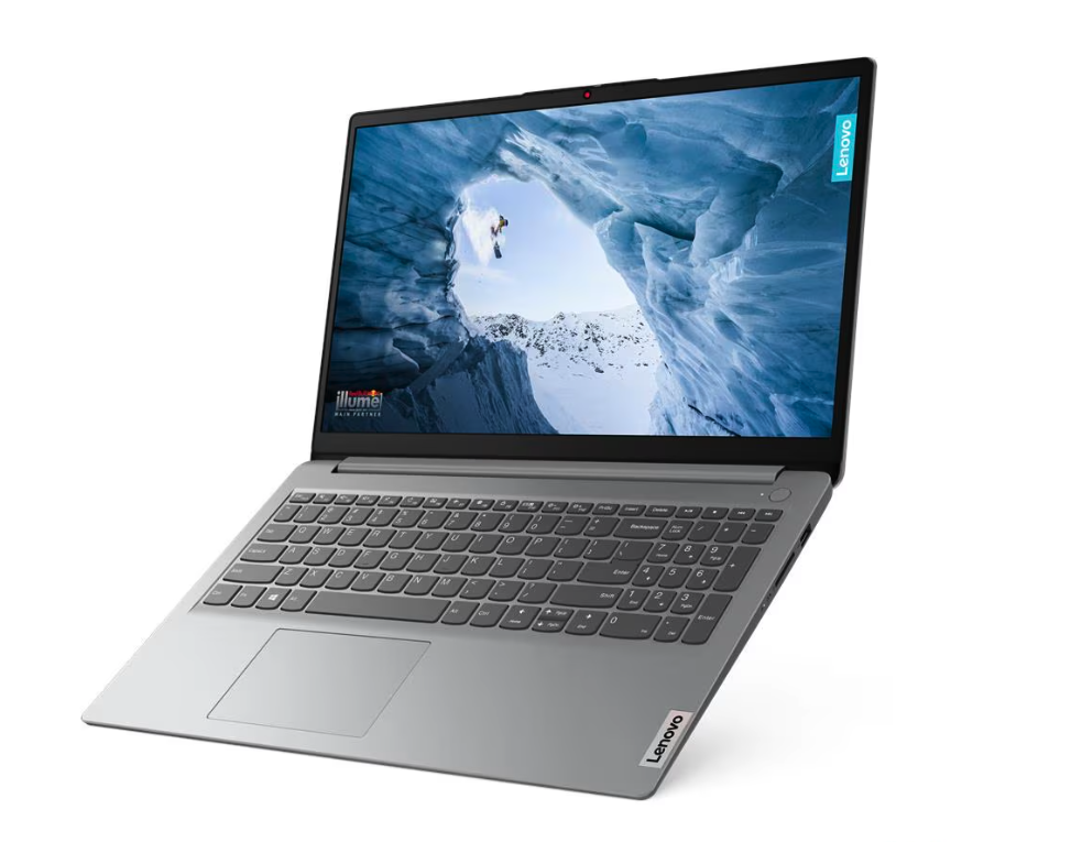 LAPTOP LENOVO PORTATIL IDEAPAD CELERON N4500 4GB 128GB EMMC 15.6" WIN 11 HOME MODO S INGLES CLOUD GREY