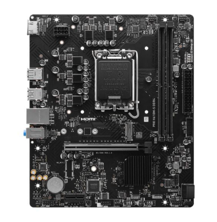 MSI TARJETA MADRE H610M-G SOCKET 1700 2X DDR5-5600 2X SATA111 6XUSB M.2 PCI HDMI GEN 14TH 13TN 12TH 