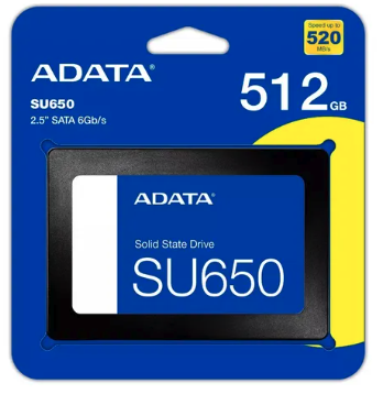 DISCO SOLIDO A-DATA SU650  2.5" 512GB  NAND SATA 3.0