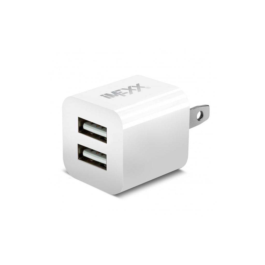 ADAPTADOR CORRIENTE USB 2 PUERTOS IMEXX IME-41241