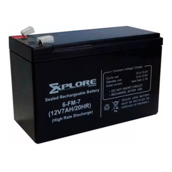 BATERIA EXPLORE 12V 7AMP