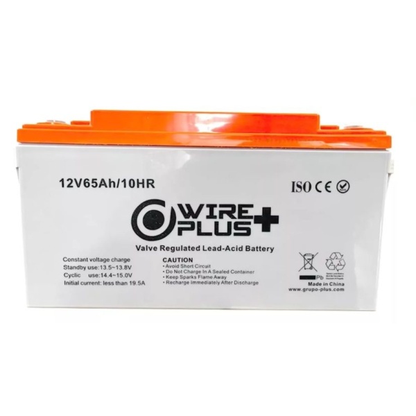 BATERIA WIREPLUS+ 12V 65AMP