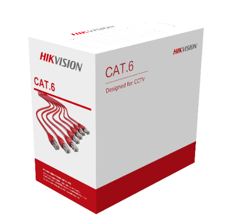 BOBINA HIKVISION CAT6 INDOOR DS-1LN6U-G