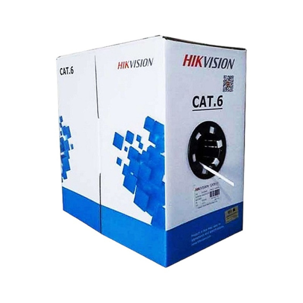 BOBINA UTP HIKVISION CAT6 100% COBRE 305M INTERIOR
