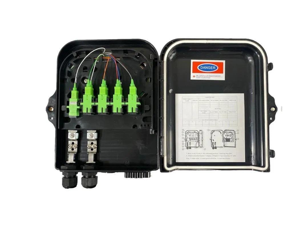 CAJA NAP 1X8 SENCILLA CON SPLITTER