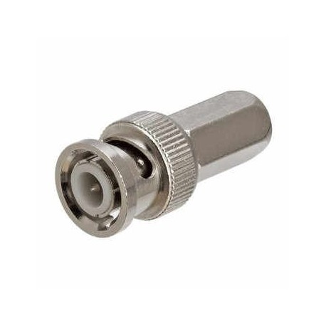 [BNC-RG6] CONECTOR BNC MACHO RG6 COAXIAL