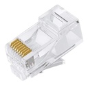 CONECTORES RJ45 PAQ 100 UN
