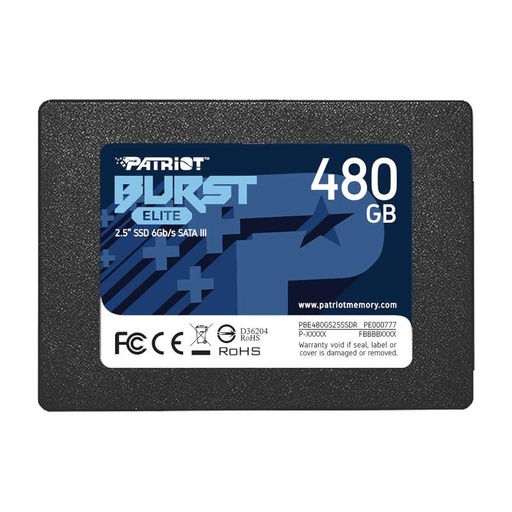 [SSD-PBE-480GB] DISCO SOLIDO PATRIOT 480GB SSD
