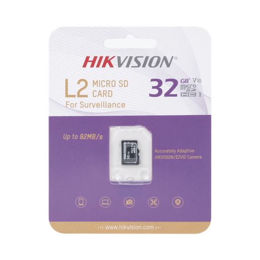 [HS-TF-L2-32GB] MEMORIA HIKVISION MICRO SD 32GB HS-TF-L2-32GB