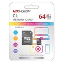 MEMORIA HIKVISION MICRO SD 64GB HS-TF-C1-64GB