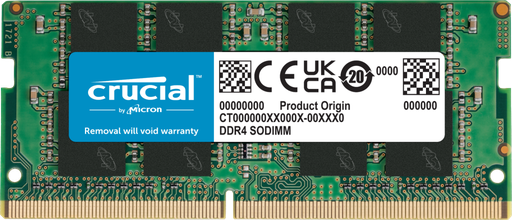 [CB8GU2666] MEMORIA RAM CRUCIAL 8GBDDR4 UDIM 2666MHZ