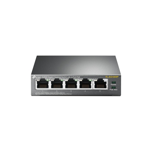 [TL-SG1005P] SWITCH TP-LINK TL-SG1005P 5 PUERTOS GIGABIT/4 POE