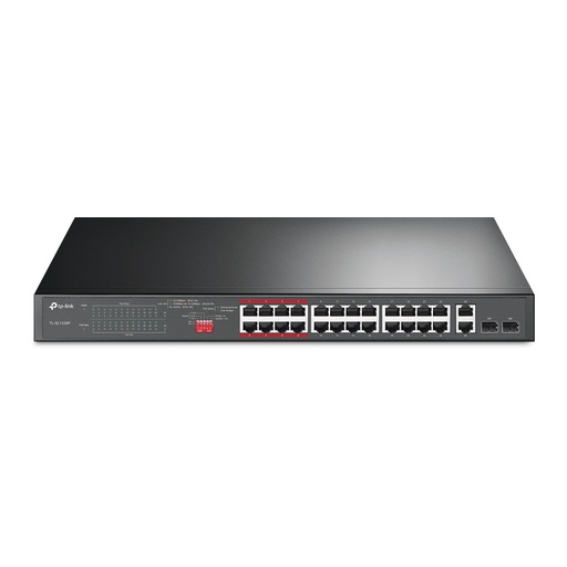[TL-SL1226P] SWITCH TP-LINK TL-SL1226P 24P 10/100 2P GIGABIT POE+