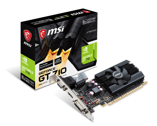 [MSI-GT710-2GB] TARJETA DE VIDEO MSI GEFORCE GT710 2GB DDR3 PCIE