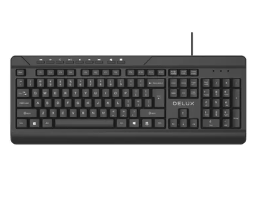 [K7010USB] TECLADO ALAMBRICO DELUX K7010USB