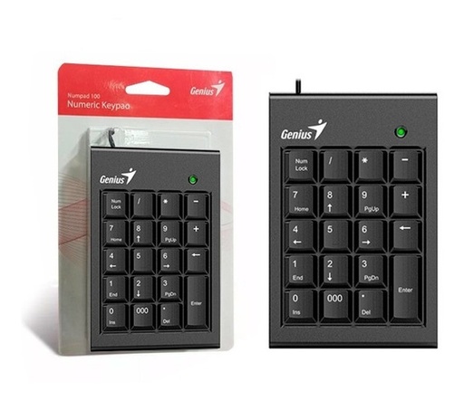 [NUMPAD100] TECLADO NUMERICO GENIUS NUMPAD 100 USB