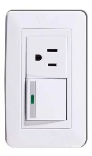[LUM-5123B] INTERRUPTOR CON TOMA DE CORRIENTE CLASSIC LUX