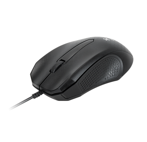 [XTM-165] XTECH MOUSE OPTICO ALAMBRICO USB 3 BOTONES 1000 DPI NEGRO (XTM-165)