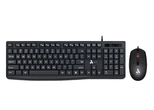 [K11-ASTRA] TECLADO Y MOUSE ALAMBRICO ASTRA USB K11 NEGRO