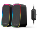 CORNETAS ASTRA NEBULA RGB USB AUX 3.5  3 W X 2 ESTEREO NEGRO