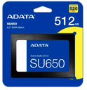 DISCO SOLIDO A-DATA SU650  2.5" 512GB  NAND SATA 3.0
