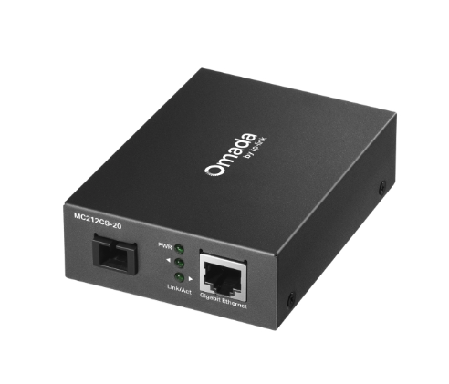 [MC212CS-20] MEDIA CONVERTER WDM GIGABIT OMADA MC212CS-20