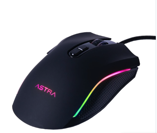 [GM-314BK] MOUSE ALAMBRICO ASTRA USB GAMING RGB GM-314 BK