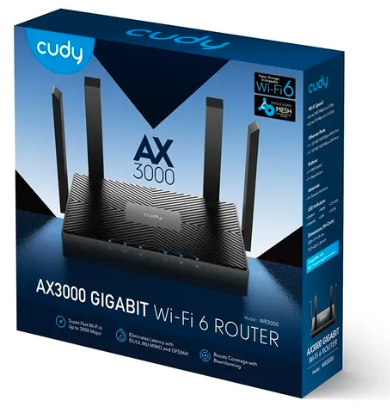 [WR3000] ROUTER CUDY MESH WR3000 WIFI 6 AX3000 4PUERTOS GIGABIT
